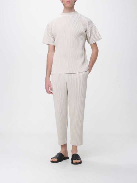 26SS 옴므 플리세 이세이 미야케 반팔 티셔츠 HP66JK033 42 Beige - HOMME PLISSE' ISSEY MIYAKE