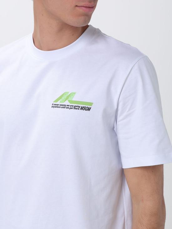 26SS 엠에스지엠 반팔 티셔츠 4040MM120N267002 01 White - MSGM