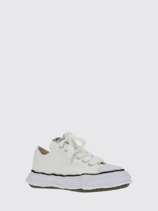 26SS 메종 미하라 야스히로 피터슨23 OG 솔 캔버스 로우탑 A11FW702 White - MAISON MIHARA YASUHIRO