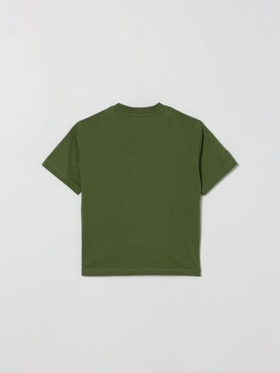 26SS [키즈] 엠포리오 아르마니 티셔츠 EB000948AF14503 U7173 Green - EMPORIO ARMANI