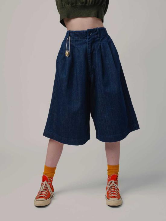  디겐 데님 숏팬츠 데겐 데님 우븐 반바지