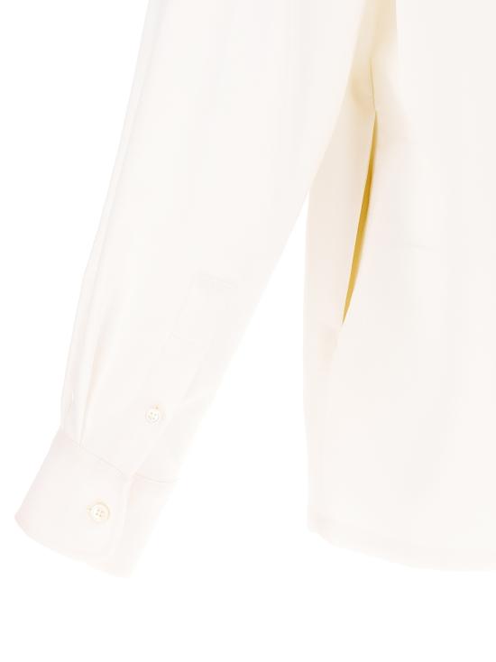  마르니 블라우스 트로피컬 울 버진 울 셔츠 화이트 - MARNI