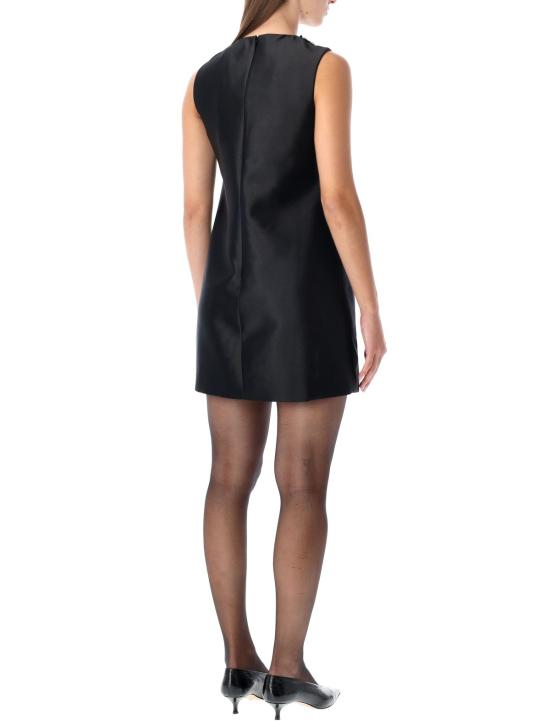  셀프 포트레이트 숏 원피스 태피터 장식 미니 드레스 블랙 - SELF PORTRAIT