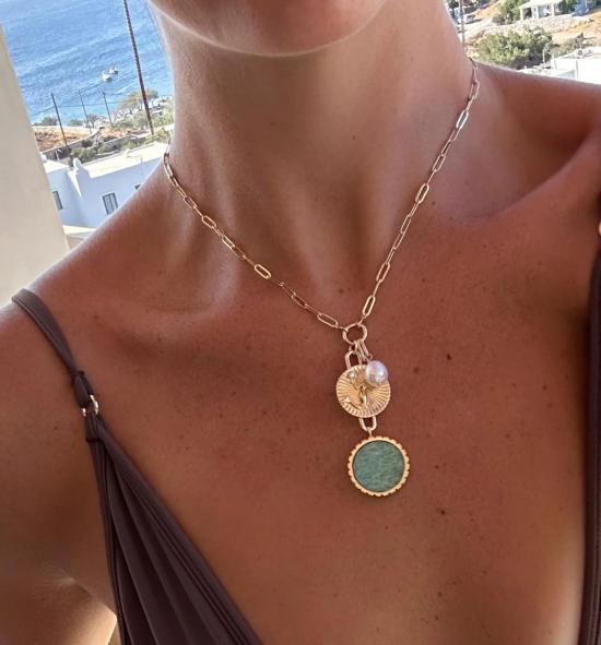  탯치 목걸이/팬던트 Thatch Odeon Amazonite Drop Charm - THATCH