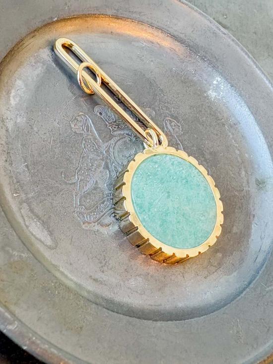  탯치 목걸이/팬던트 Thatch Odeon Amazonite Drop Charm - THATCH