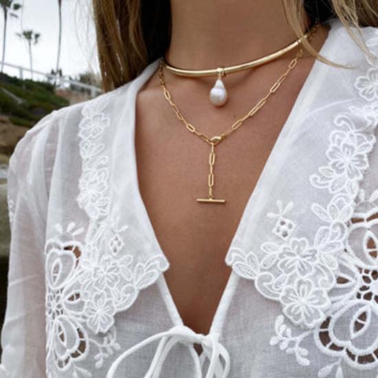  탯치 목걸이/팬던트 태치 나탈리 라리아트 목걸이 - THATCH