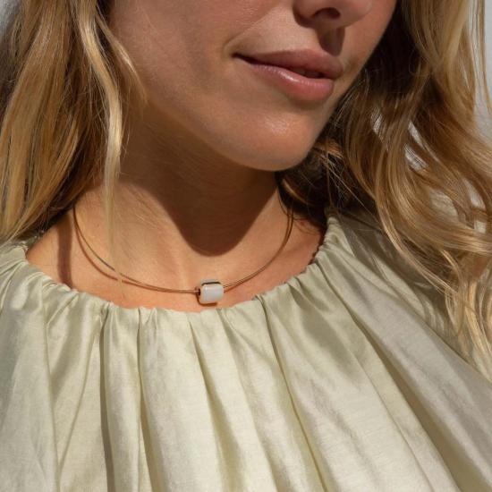  탯치 목걸이/팬던트 Thatch Celine 자개 비즈 참 - THATCH