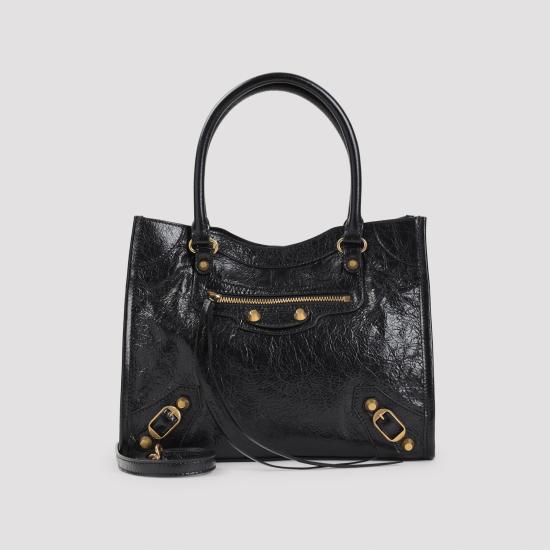 26SS 발렌시아가 숄더백 852608 210F6 1000 BLACK DOM - BALENCIAGA