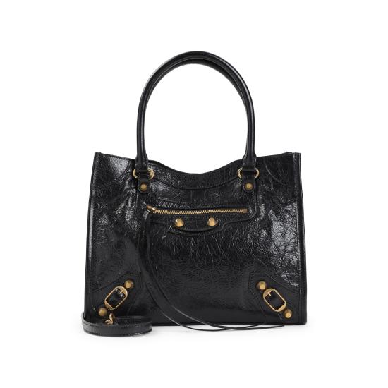 26SS 발렌시아가 숄더백 852608 210F6 1000 BLACK DOM - BALENCIAGA