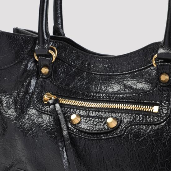 26SS 발렌시아가 숄더백 852608 210F6 1000 BLACK DOM - BALENCIAGA