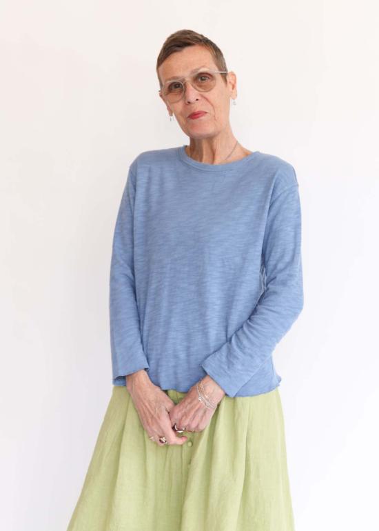  일레븐 스티치 긴팔 티셔츠 리플렉션 티셔츠