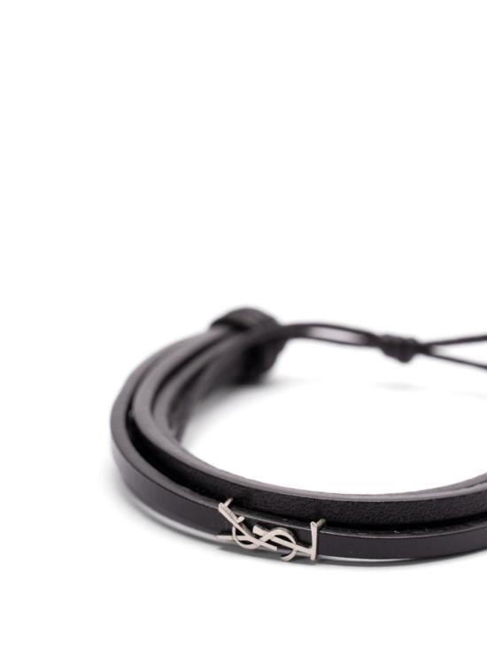 26SS 생로랑 레귤러 벨트 820441 AAEKE 1000 BLACK AND OXIDIZED NICKEL DOM - SAINT LAURENT