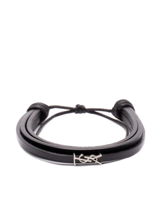 26SS 생로랑 레귤러 벨트 820441 AAEKE 1000 BLACK AND OXIDIZED NICKEL DOM