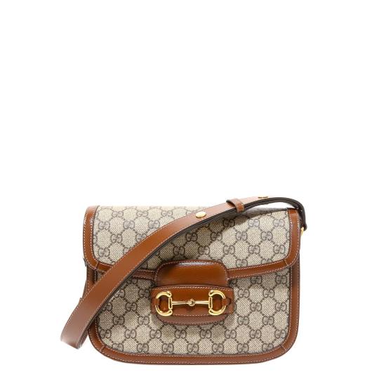 26SS 구찌 홀스빗 1955 숄더백 602204 92TCG 8563 BROWN DOM - GUCCI