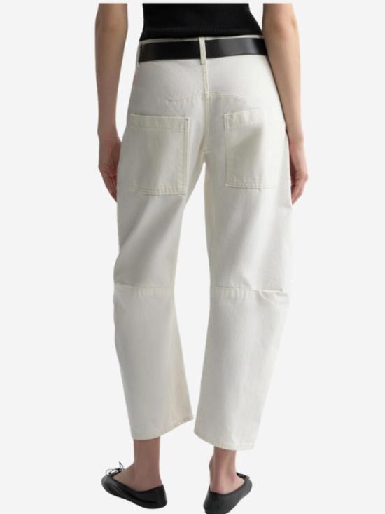  닐리로탄 데님 팬츠 닐리 로탄 숀 진 크림 - NILI LOTAN