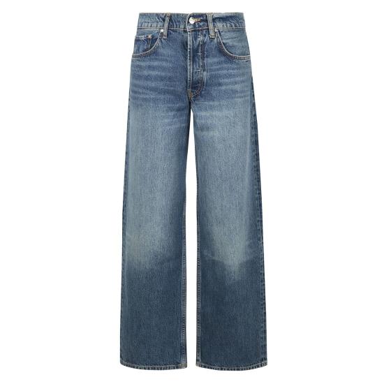  애니빙 데님 팬츠 아니네 빙 마농 하이라이즈 릴렉스드 와이드 진 - ANINE BING