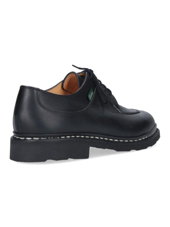  파라부트 로퍼 레이스업 더비 플랫 슈즈 블랙 - PARABOOT