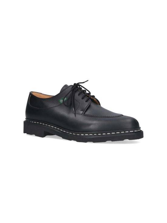  파라부트 로퍼 레이스업 더비 플랫 슈즈 블랙 - PARABOOT