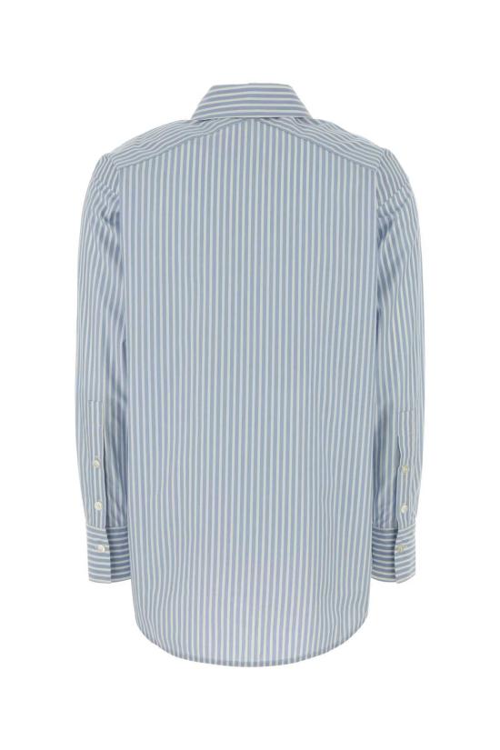  울리치 셔츠 자수 포플린 셔츠 비앙코블루 - WOOLRICH