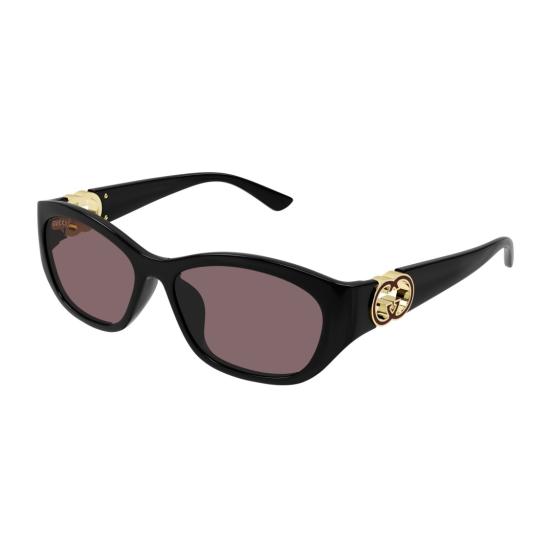 25FW 구찌 선글라스 Gg1826sk 약간 둥근 직사각형 블랙 - GUCCI