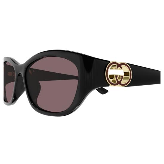 25FW 구찌 선글라스 Gg1826sk 약간 둥근 직사각형 블랙 - GUCCI