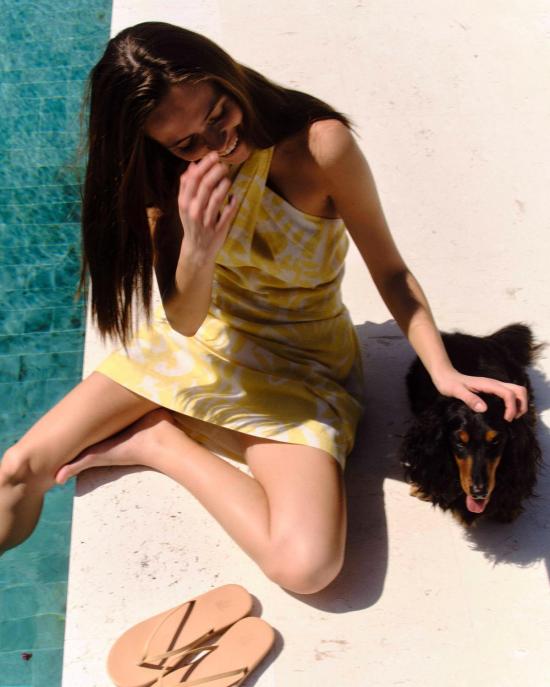  카르톨리나 숏 원피스 모란 드레스 - CARTOLINA