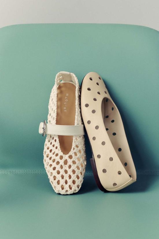  매과이어 플랫 슈즈 맥과이어 마달레나 발레리나 플랫 - MAGUIRE