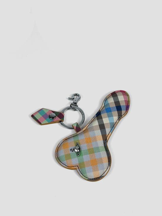 26SS 비비안웨스트우드 멀티컬러 페니스 키링 82030119US001S O315 HEATHER PLAID