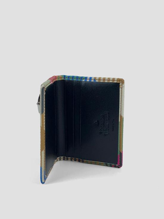 26SS 비비안웨스트우드 남성지갑 5402000ZMS001S O314 HEATHER PLAID LARGE - VIVIENNE WESTWOOD