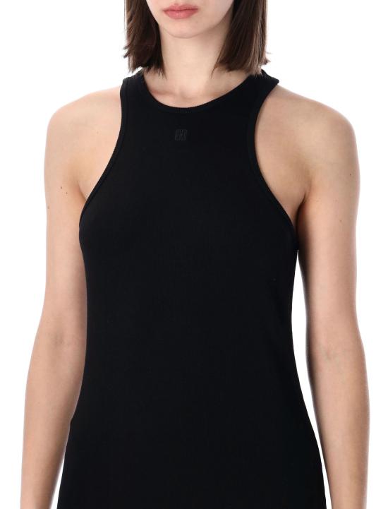  애니빙 숏 원피스 아니네 빙 콜 리브드 미니 드레스 블랙 - ANINE BING