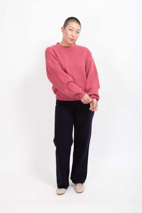  그래블 앤 골드 스웨터 그래블 & 골드 파크 스웨트셔츠 아마란스 - GRAVEL & GOLD