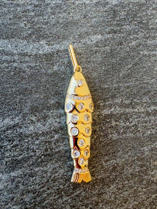  탯치 팔찌 댓치 골디 피쉬 참 - THATCH