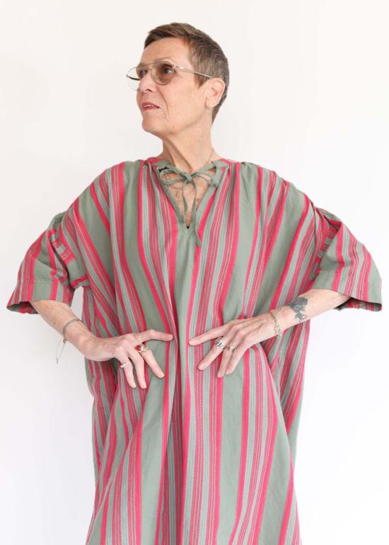  이치 앤티퀴트 롱 원피스 이치 앤티키츠 자카드 스트라이프 드레스 - ICHI ANTIQUITES