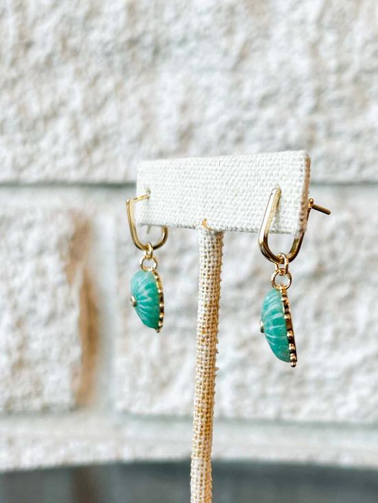  탯치 이어링 Thatch Isabel Chrysoprase 귀걸이 - THATCH