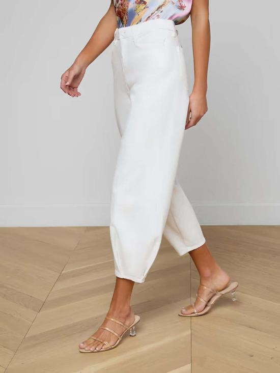  라장스 데님 팬츠 크리스타 테이퍼드 레그 진 - L'AGENCE