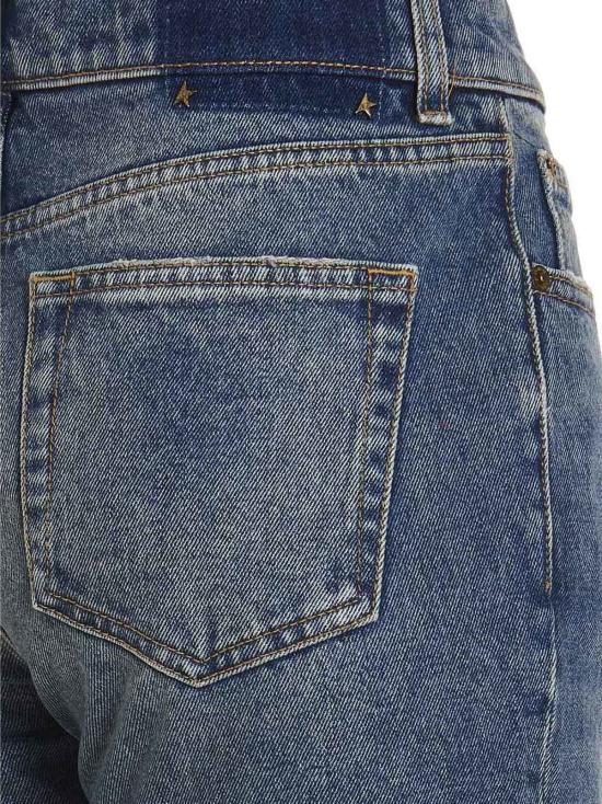  골든구스 데님 팬츠 골든 구스 빈티지 이펙트 헴 디테일 진 블루 - GOLDEN GOOSE