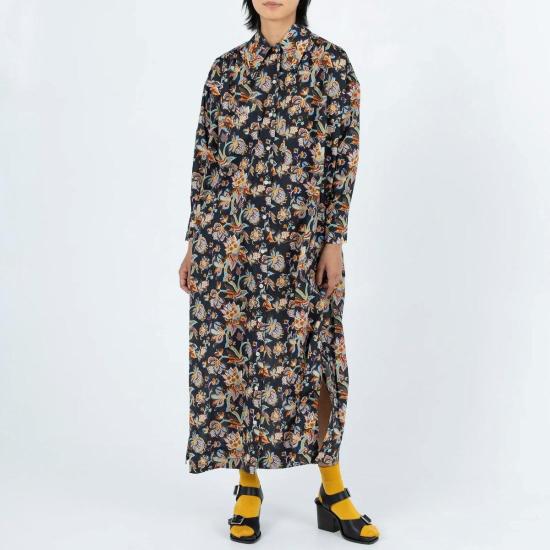  사멧 롱 원피스 탈리아 맥시 드레스 민츠 친츠