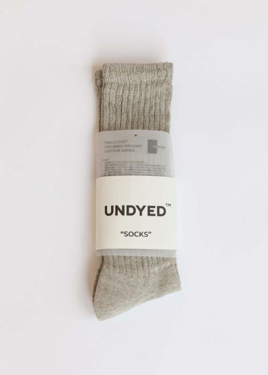  이치 앤티퀴트 양말 이치 앤티크 무염색 - ICHI ANTIQUITES