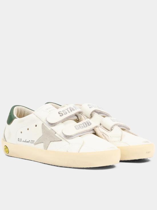  [키즈] 골든구스 스니커즈 골든 구스 키즈 올드 스쿨 가죽/스웨이드 스니커즈 - GOLDEN GOOSE