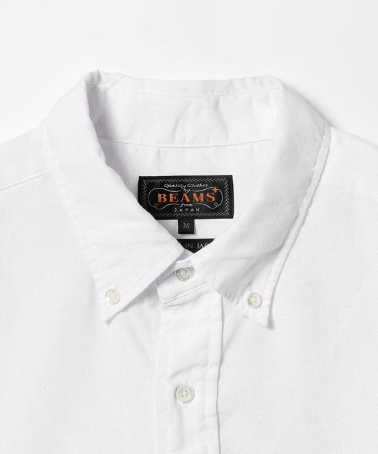  빔스 셔츠 플러스 B.D. 쿨맥스 린넨 셔츠 - BEAMS