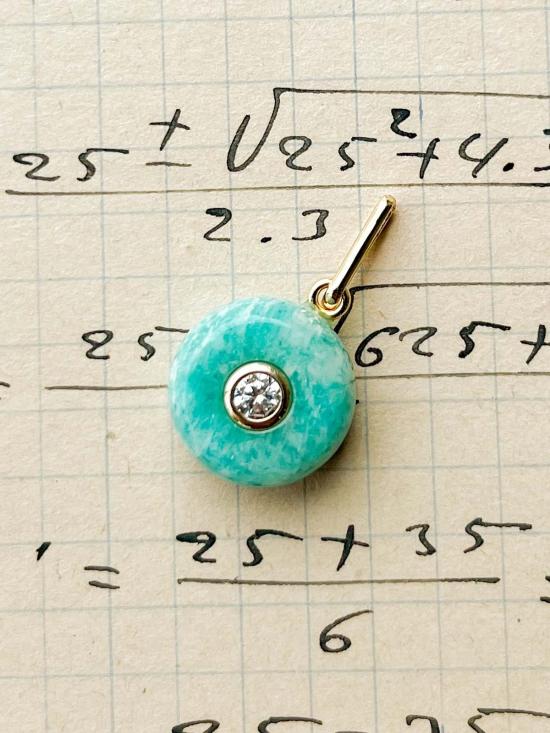  탯치 목걸이/팬던트 Thatch Bon Bon Amazonite Charm
