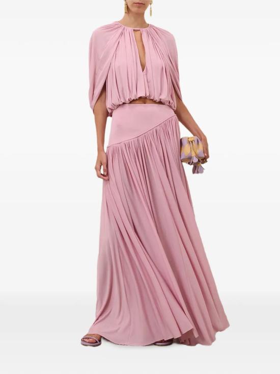 26SS 짐머만 롱 스커트 8477SS262LPI Pink - ZIMMERMANN