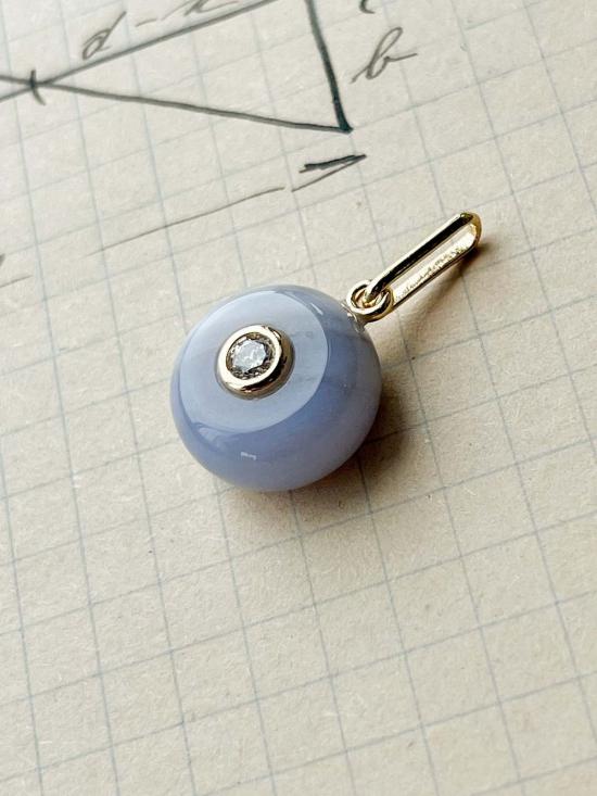  탯치 목걸이/팬던트 Thatch Bon Bon Blue Lace Charm - THATCH