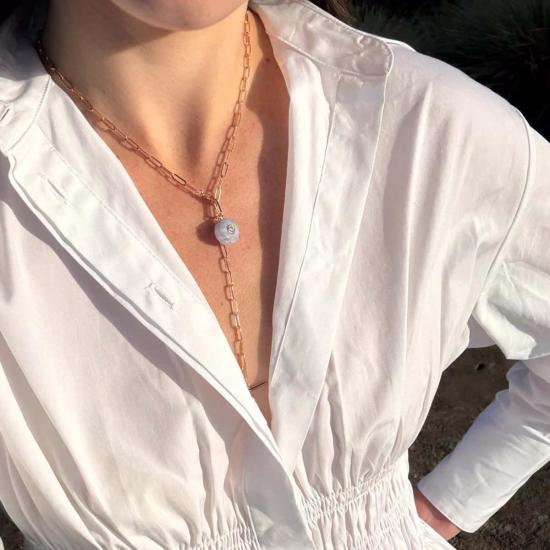  탯치 목걸이/팬던트 Thatch Bon Bon Blue Lace Charm - THATCH