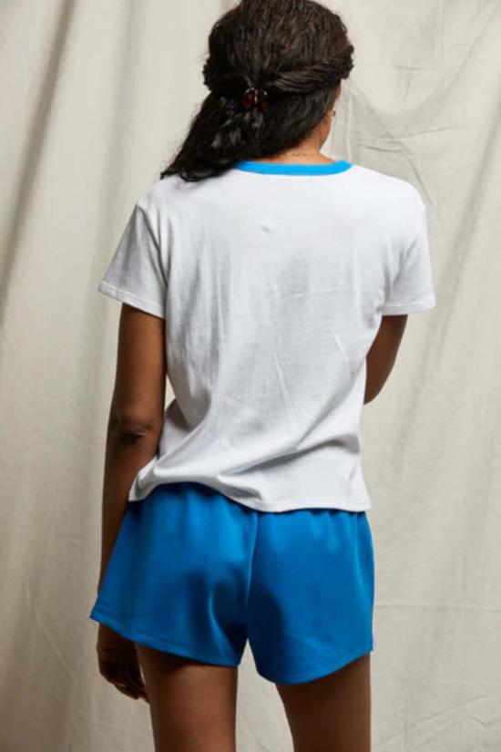  퍼펙트 화이트 티 반팔 티셔츠 빌리 콘트라스트 티 - PERFECT WHITE TEE