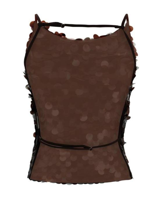 26SS 파로쉬 민소매 티셔츠 D311715GROUP 808 FANTASIA MARRONE - PAROSH