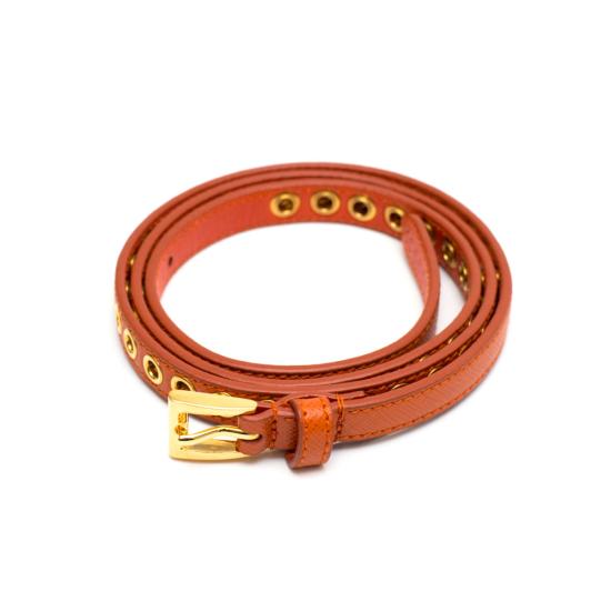26FW 프라다 레귤러 벨트 1JC1982EH8F0S63 ORANGE - PRADA