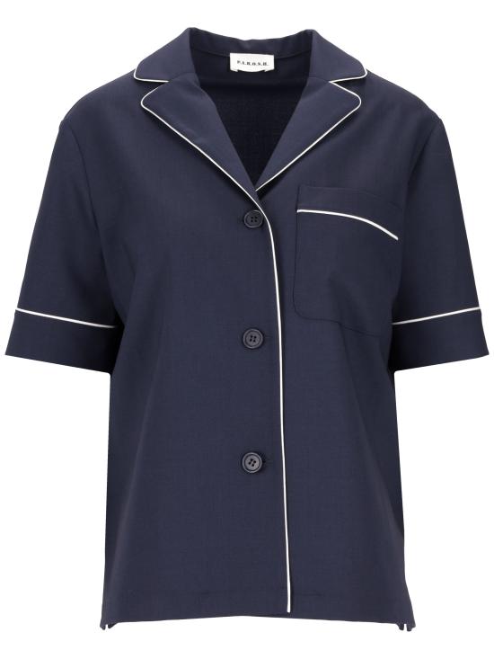 26SS 파로쉬 셔츠 D381294ZLINA 012 BLU