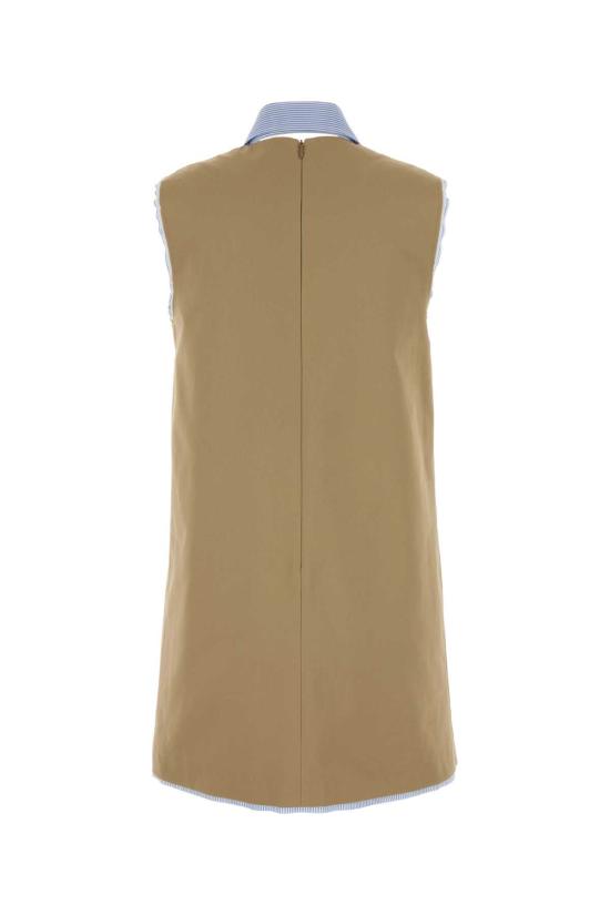 26SS 미우미우 치노 드레스 MF6229SOOO1UPX F0065 Beige o Tan - MIU MIU