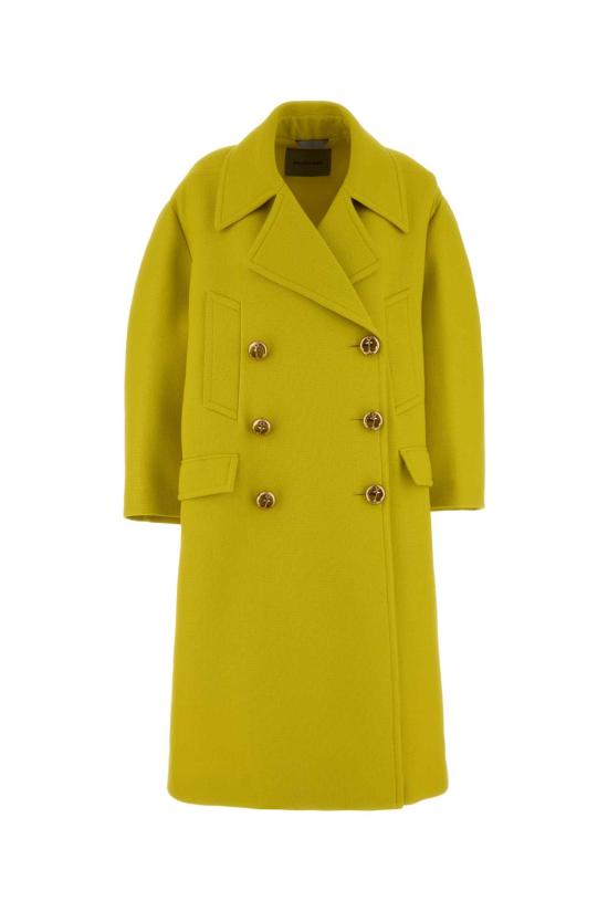 26SS 발렌시아가 코트 872232TUU16 7200 Yellow